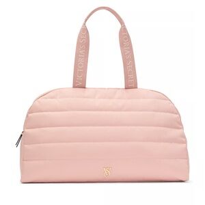Nwt Victoria's Secret Pink Quilted Duffle Bag
